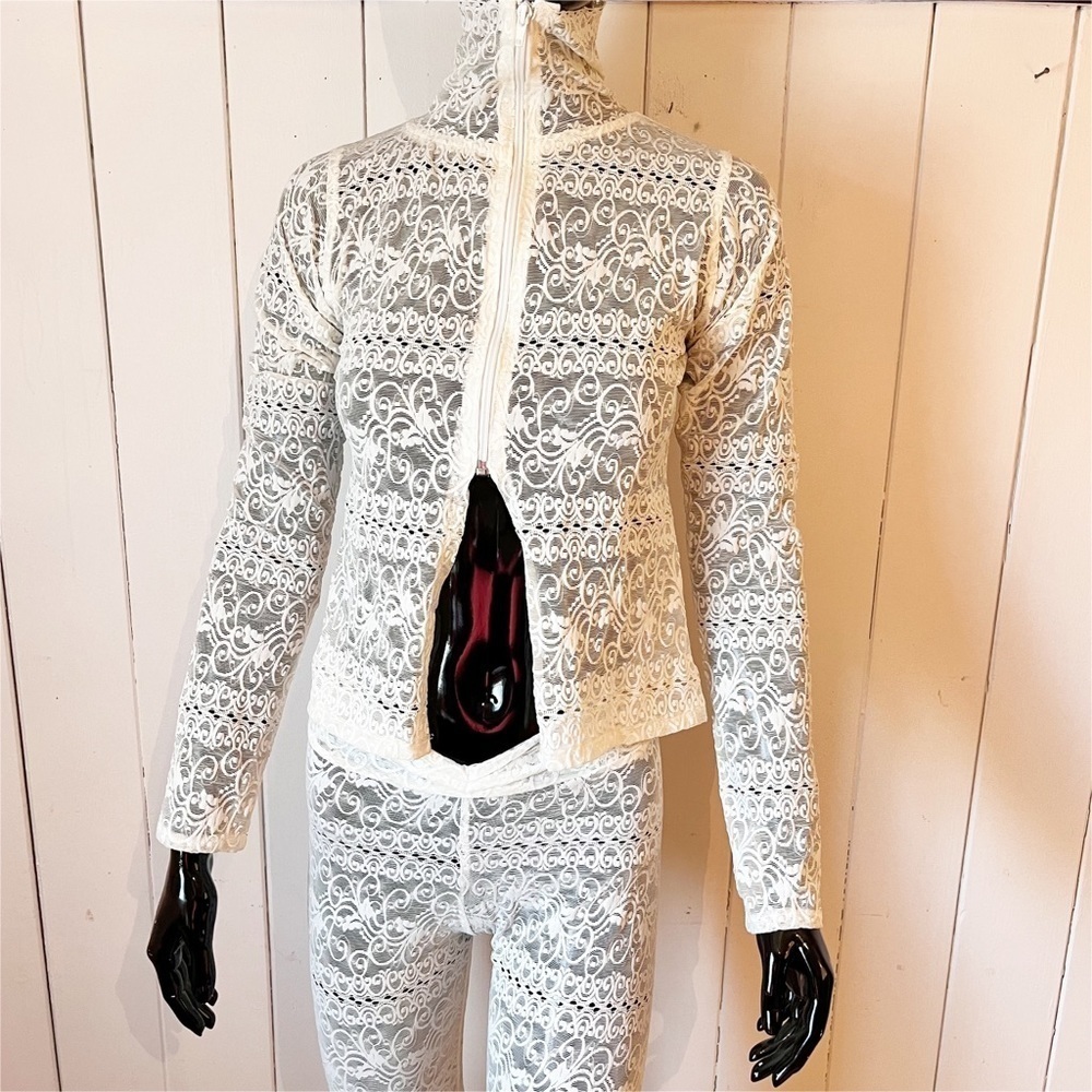 Vintage Lace Pant Suit.